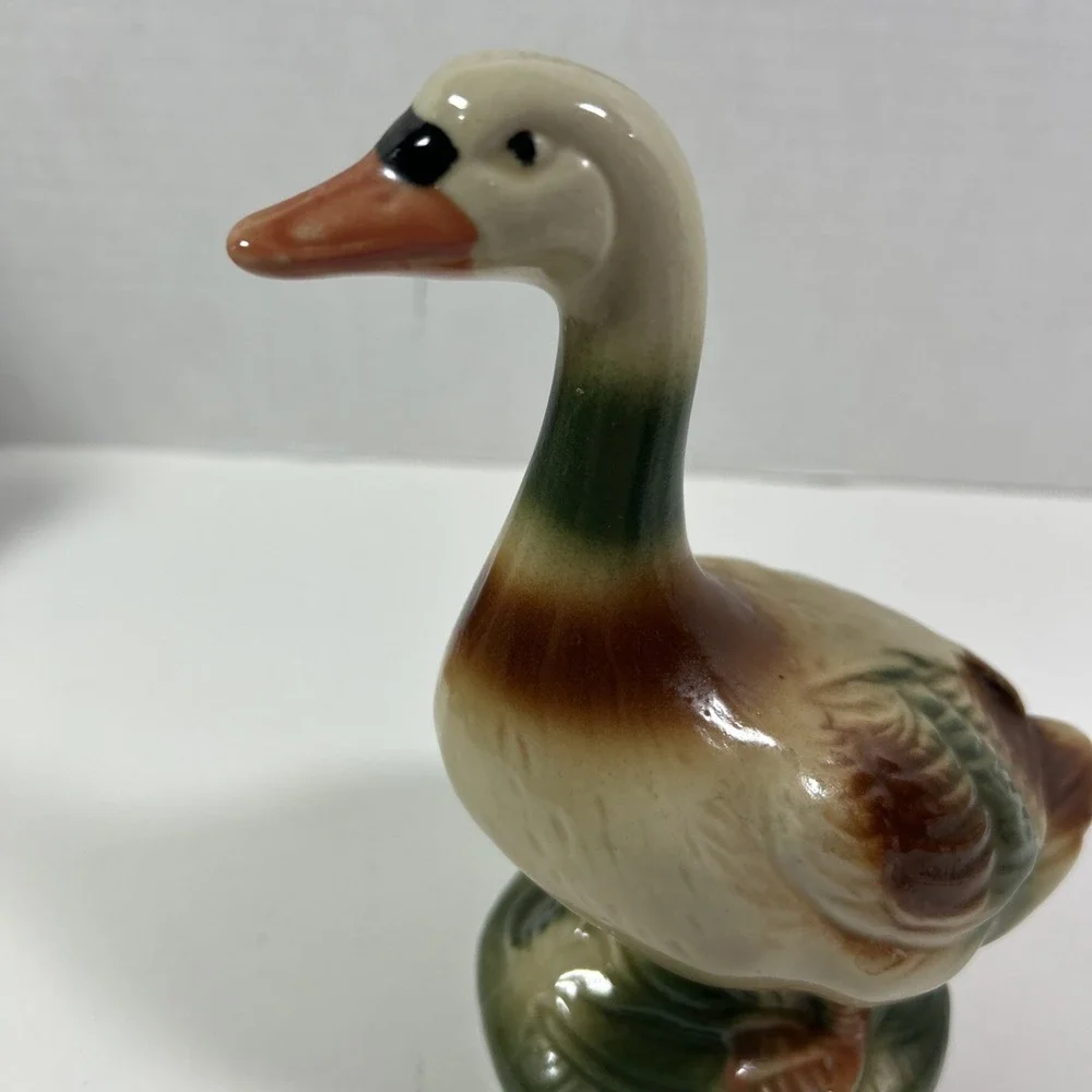 Made In Brazil Ceramic Mallard Duck‎ Statue Figurine Hunting
